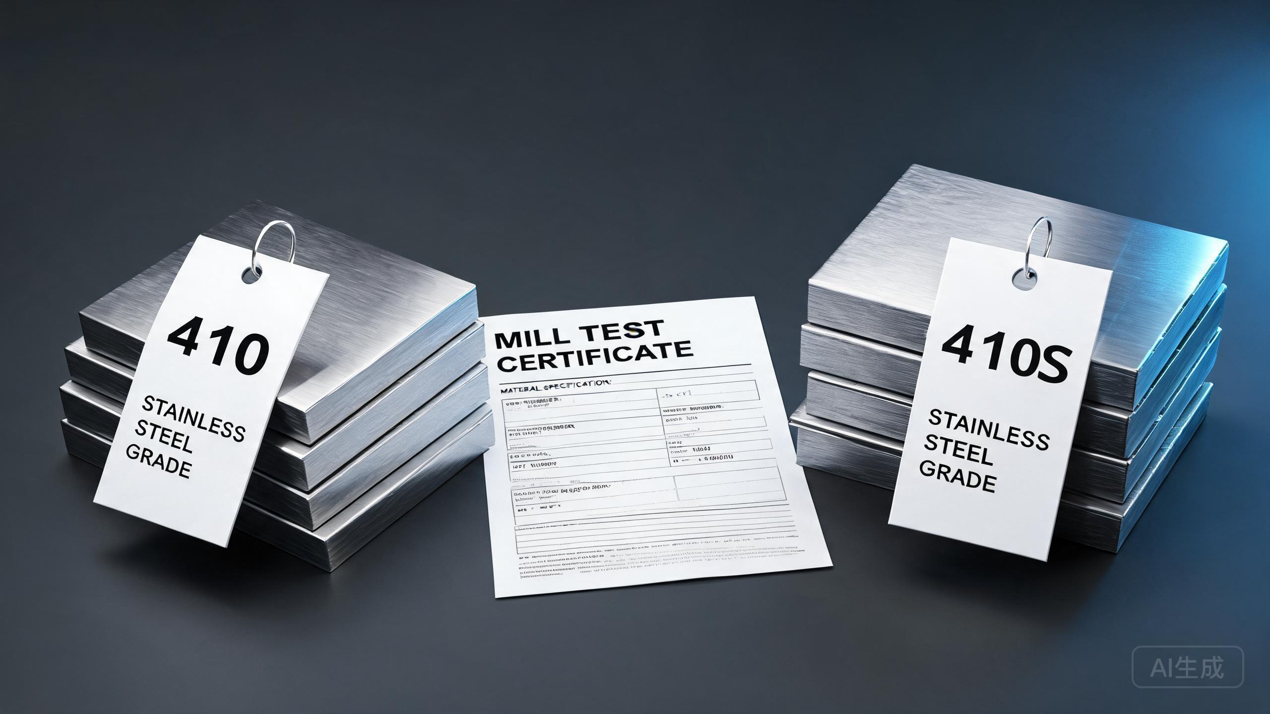 410 vs 410S stainless steel comparison